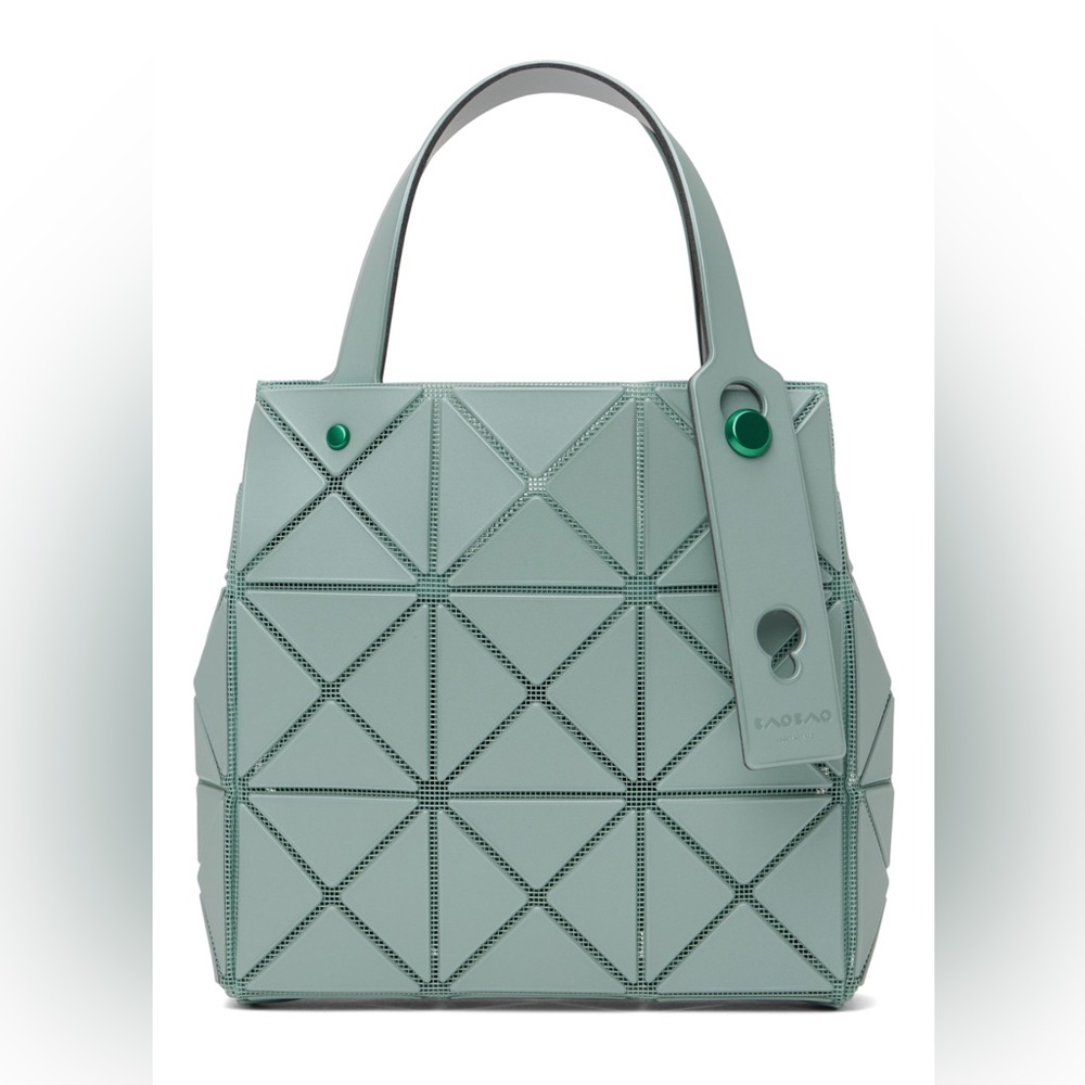 BAO BAO ISSEY MIYAKE Green Carat Small Bag